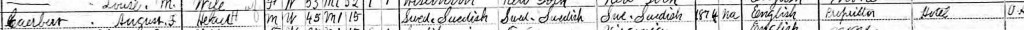 Caerbert, August Theodore - US Census - 1910 0