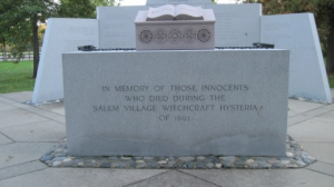 Salem witch hunts monument